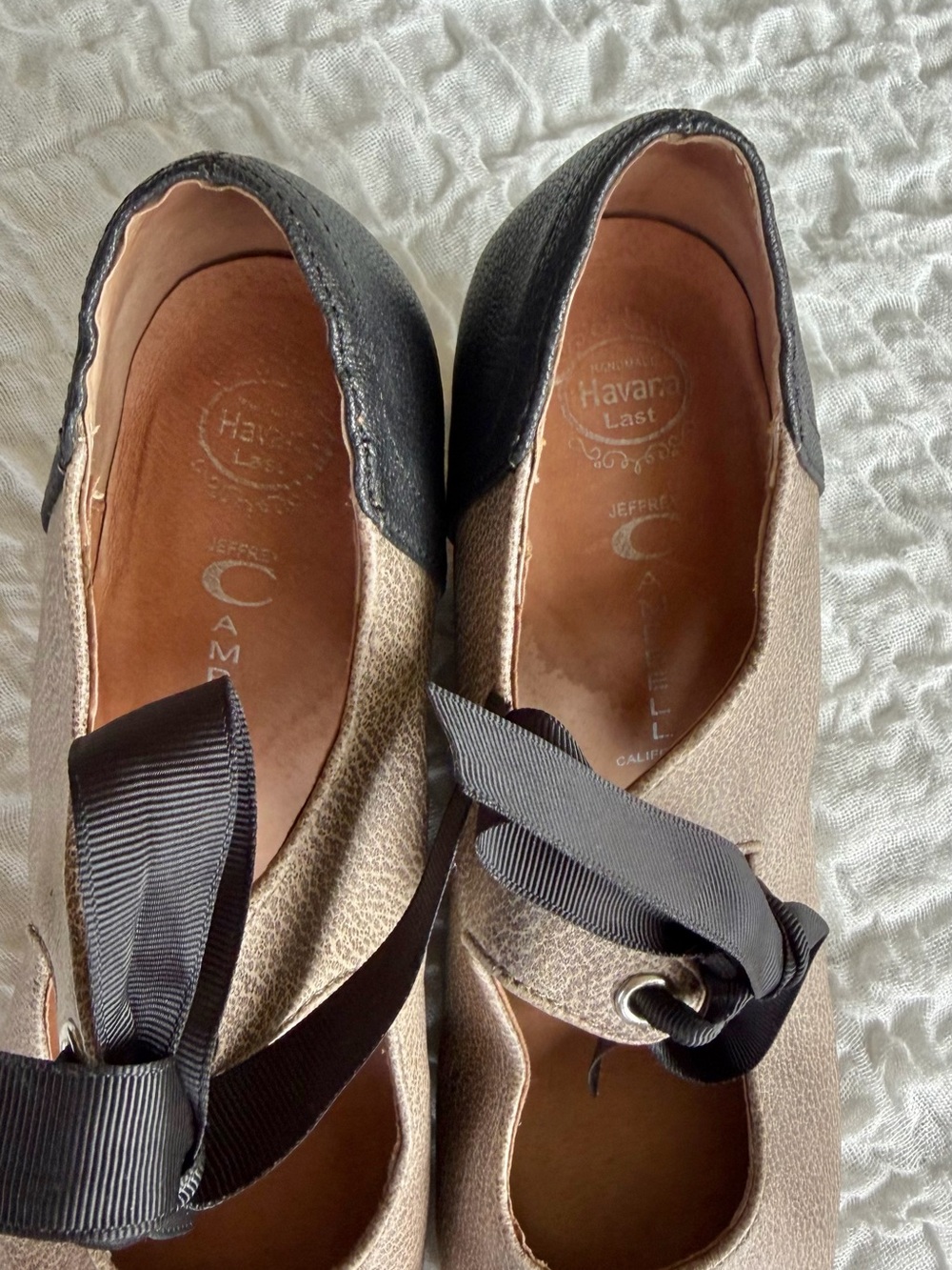 Jeffrey Campbell x Vintage Havana Ynez Two Tone Bow Pump Size 8.5 - Picture 8 of 8